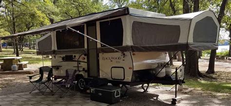 2014 Used Forest River Rockwood Premier 276hw Pop Up Camper In Texas Tx