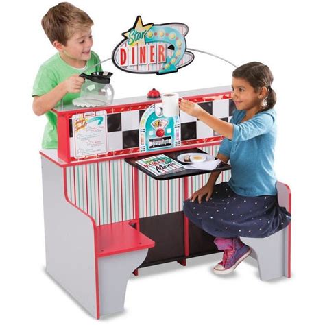 Melissa And Doug Star Diner Restaurant Play Food And Kitchen