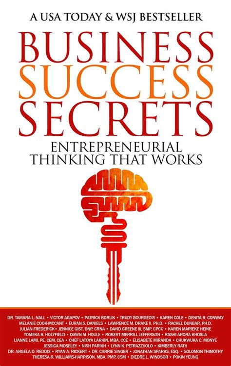 business success secrets book by tamara nall victor agapov patrick borlik trudy bourgeois