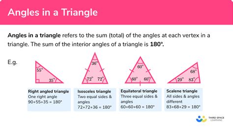 Angles In A Triangle Gcse Maths Steps Examples And Worksheet