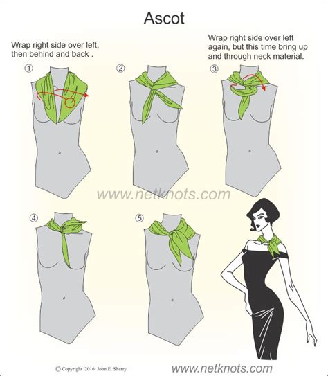 How To Tie The Ascot Knot Illustrated And Described