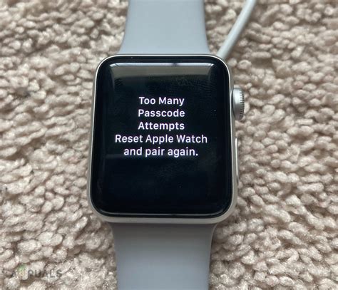 Fix Apple Watch Too Many Passcode Attempts Issue