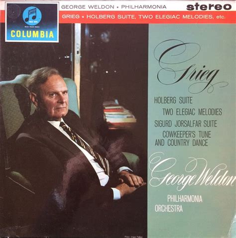 Grieg George Weldon Philharmonia Orchestra Holberg Suite Two