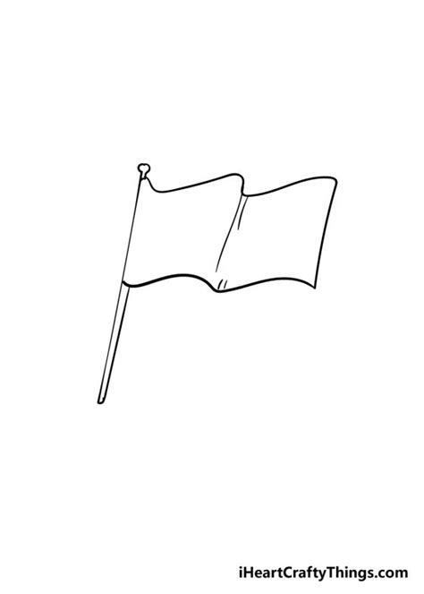 Flag Drawing How To Draw A Flag Step By Step