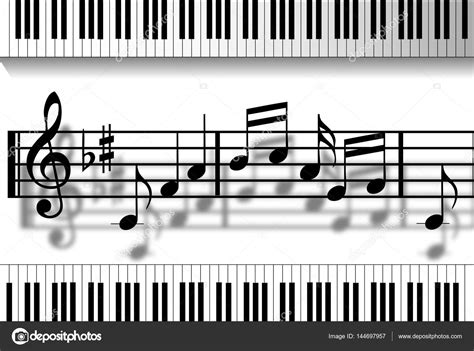 Musical Notes Piano Stock Vector Image By ©andrijamarkovic 144697957