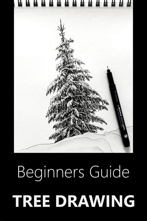 Beginners Guide To Tree Drawing With Pen Ink Tree Pencil Sketch Tree