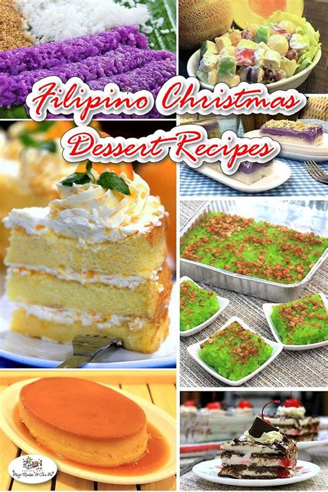 Collection by home cooking by design. Filipino Christmas Desserts | Christmas food desserts, Filipino christmas recipes, Christmas ...