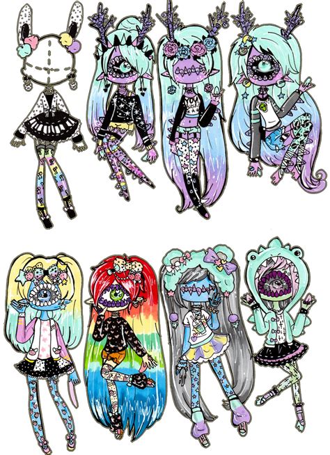 Closed Pastel Outfits By Guppie Vibes On Deviantart
