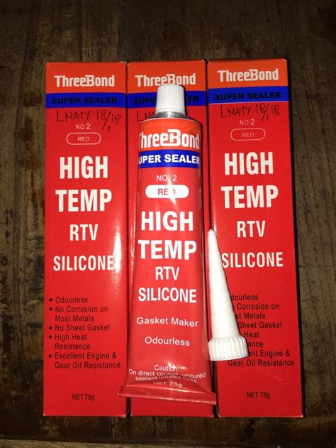 Jual Silicone Red Silikon Merah Lem Gasket ThreeBond High Temp RTV