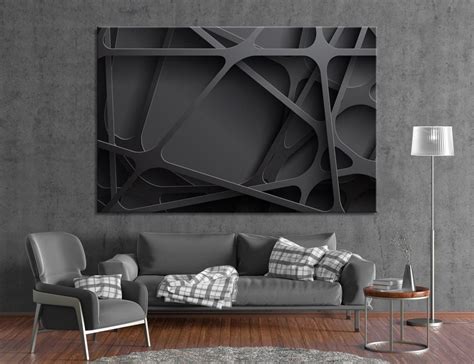 Building Black And White Abstract Wall Art Home Wall Decor Digital