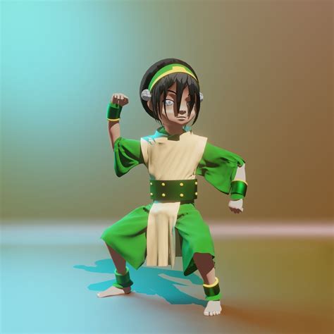 Toph From Avatar The Last Airbender Free 3d Model 3d Printable Cgtrader
