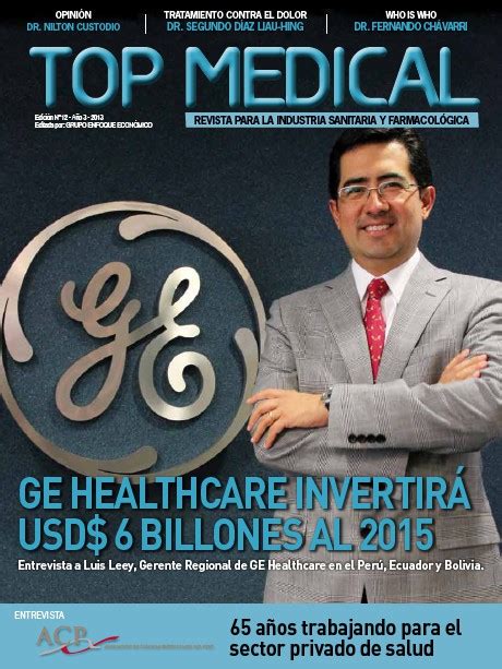 EdiciÓn Impresa Revista Top Medical 12 Diario Médico Perú