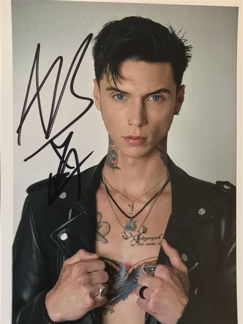 Andy Biersack Signed Photo 1 Of 50 From Never Take It Offs Special