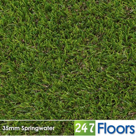 Soft Artificial Grass Realistic Garden Lawn Natural Astro Turf 35mm