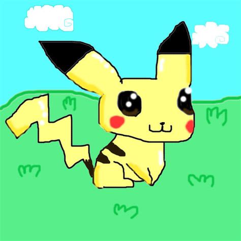 Kawaii Pikachu By Iluvkittykats On Deviantart