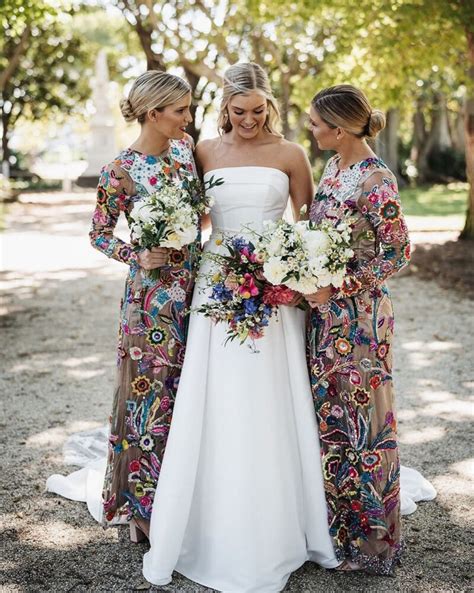 47 Fabulous Floral Bridesmaid Dresses
