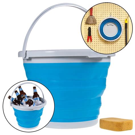 Simply Genius 10l Foldable Silicone Collapsible Bucket 26