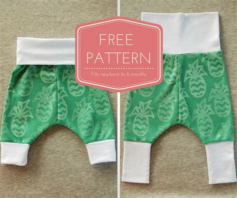 Grow With Me Baby Harem Pants Pattern For Pennies And Tutorial Sew