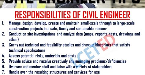 Roles And Responsibilities Of Civil Engineer In Construction Site