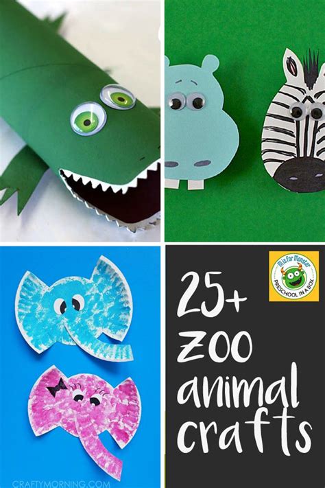 25 Zoo Animal Crafts All Kids Will Love To Make Zoo Animal