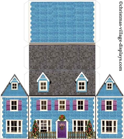 House Papercraft Bluebell Cottage 1 000 1 122 Pixels Model Making