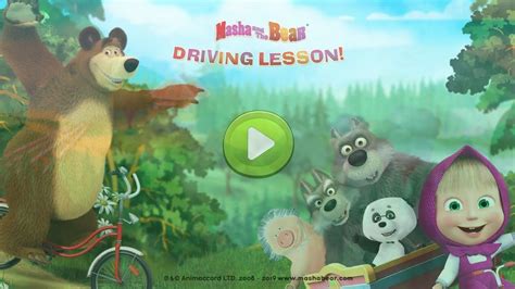 Masha And The Bear Driving Lesson Hd Gameplay Level 1 10 Youtube