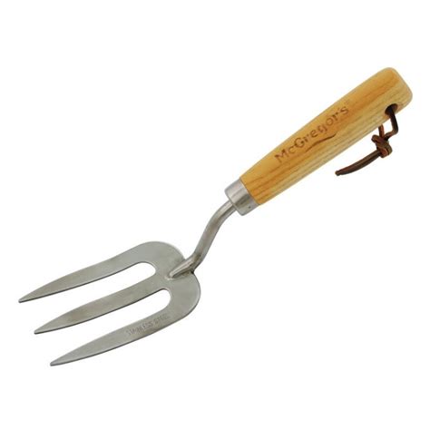 Garden Hand Fork Stainless Steel With Ashwood Handle