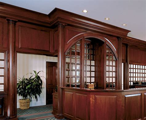 Stained Tuscan Wood Columns In A Conference Room Chadsworth Incorporated