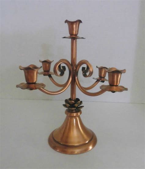 Gregorian Copper Candle Holder Candles And Holders Candleholders