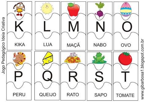 Alfabetos Ideia Criativa Jogo Pedagógico Letras Do Alfabeto Jogos