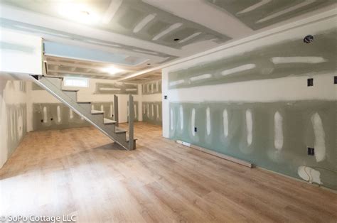 What kind of light should i use in my basement kitchen? SoPo Cottage: Look at all the New Living Space!