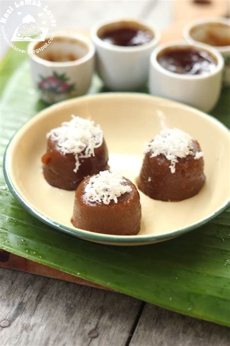Kuih kosui is very economical to make. Nasi Lemak Lover: Kuih Lompang Gula Melaka 椰糖碗粿 | Dessert ...