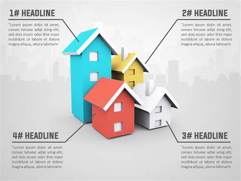 3d House Real Estate Powerpoint Template Slidesbase
