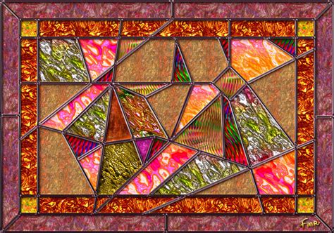 Stained Glass Abstract Panel By Fmr0 On Deviantart