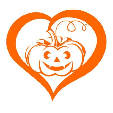 Pumpkin Heart Cuttable Design Apex Designs And Fonts