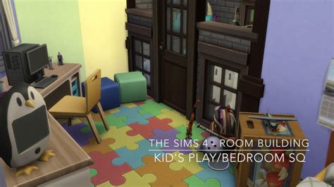 The Sims 4 Room Building Kids Playbedroom Sq Youtube