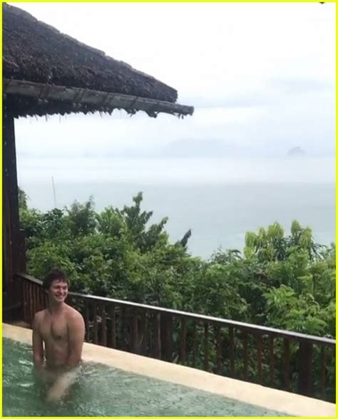 Photo Ansel Elgort Goes Skinny Dipping In Thailand Photo