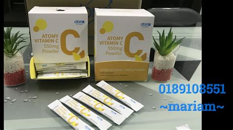 I did not get any common flu since then. Unboxing dan Demo Vitamin C 550mg Powder (Atomy) - YouTube
