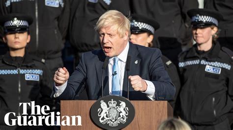 Boris Johnson Rambles Through Attempt To Recite Police Caution YouTube