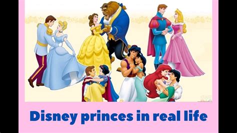 Disney Princes In Real Life Youtube
