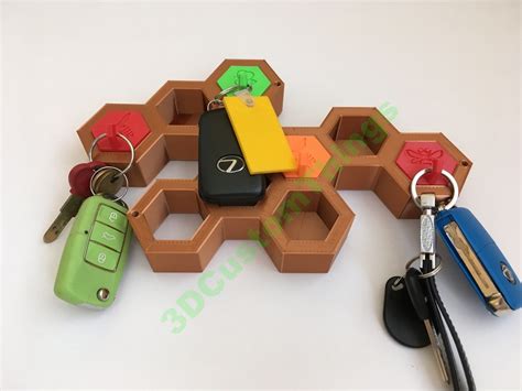 Honeycomb Key Holder Modular Etsy
