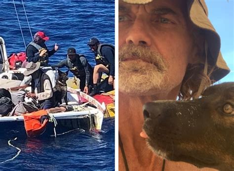 Australian Sailor And His Dog Rescued After Two Months Lost At Sea In