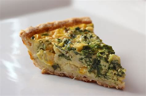 Spinach And Cheese Quiche The Sticky Kitchen