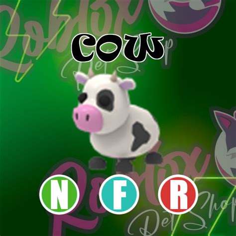 Cow Neon Fly Ride Adopt Me