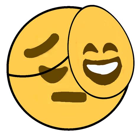 Happy Sad Mask Emoji