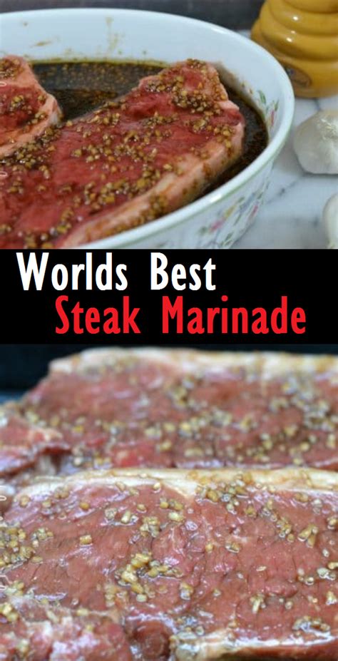 Worlds Best Steak Marinade Dinner Recipe