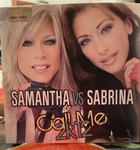 SAMANTHA FOX VS Sabrina SALERNO CALL ME CD Promo Esclusivo E Raro