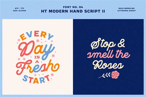 Modern Hand Lettering Font Collection On Behance