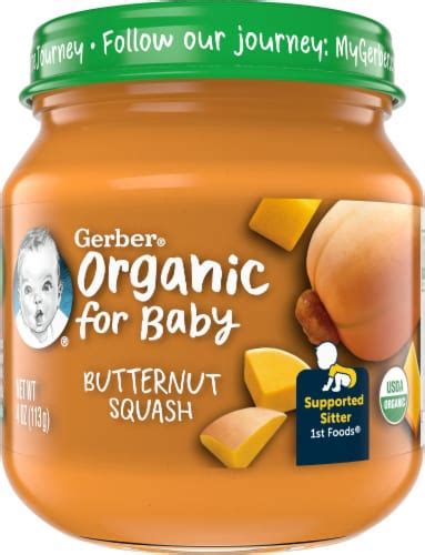 Gerber® 1st Foods Organic Butternut Squash Baby Food Jar 4 Oz Kroger