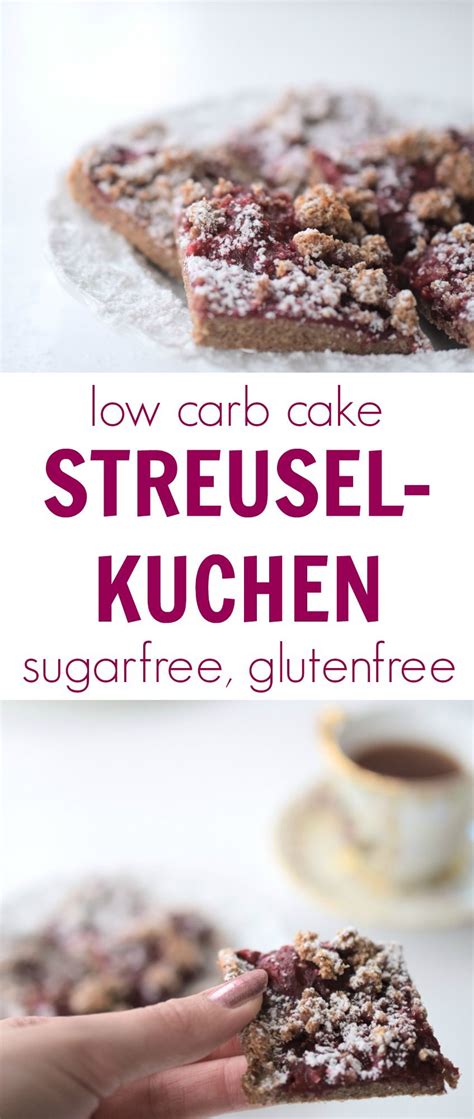 Wie kann man stevia zum backen, kochen und süssen verwenden? Low Carb Streuselkuchen mit Himbeermarmelade | Rezept ...
